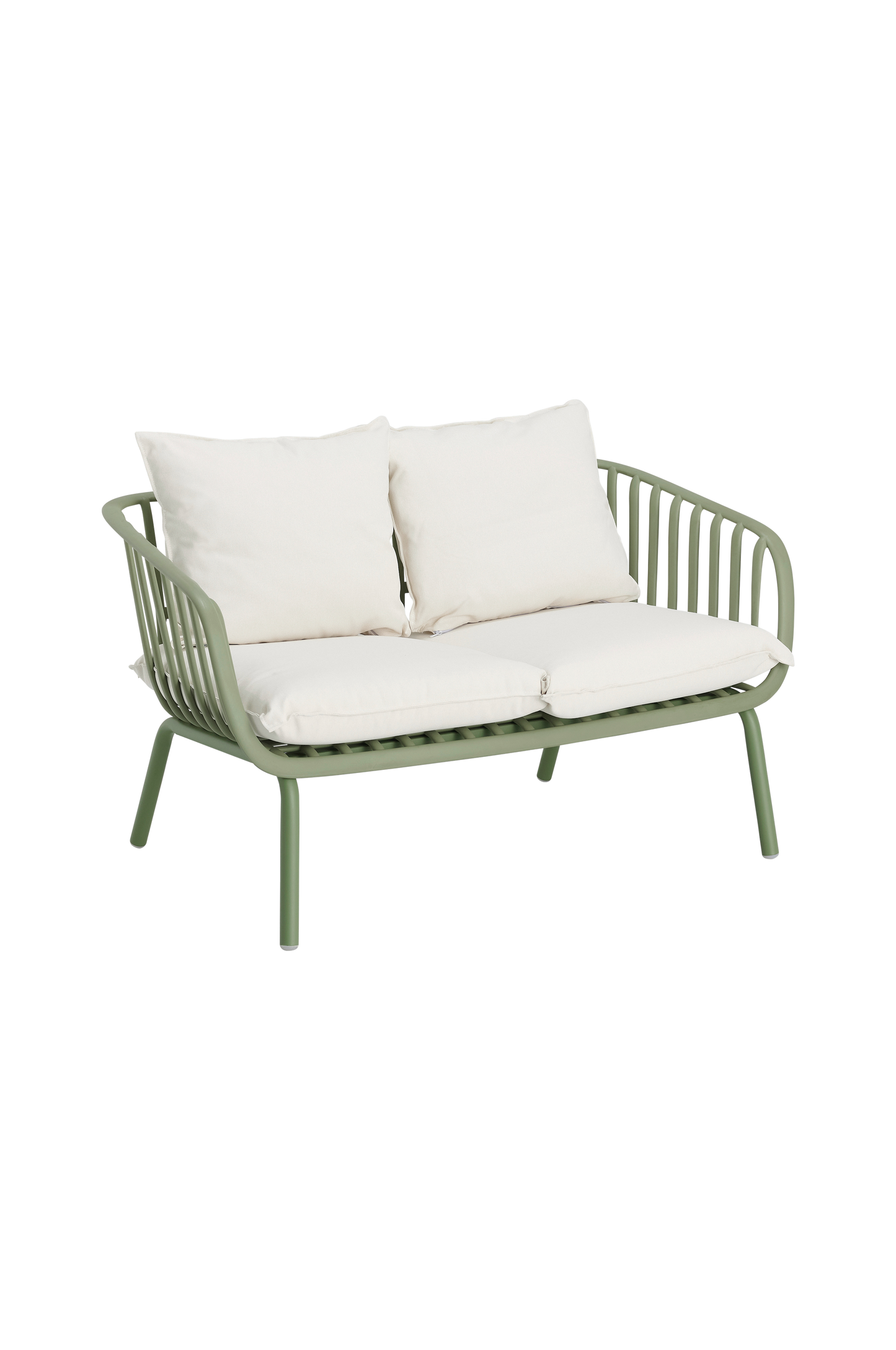 2ja sæta útisófi Olive grænn