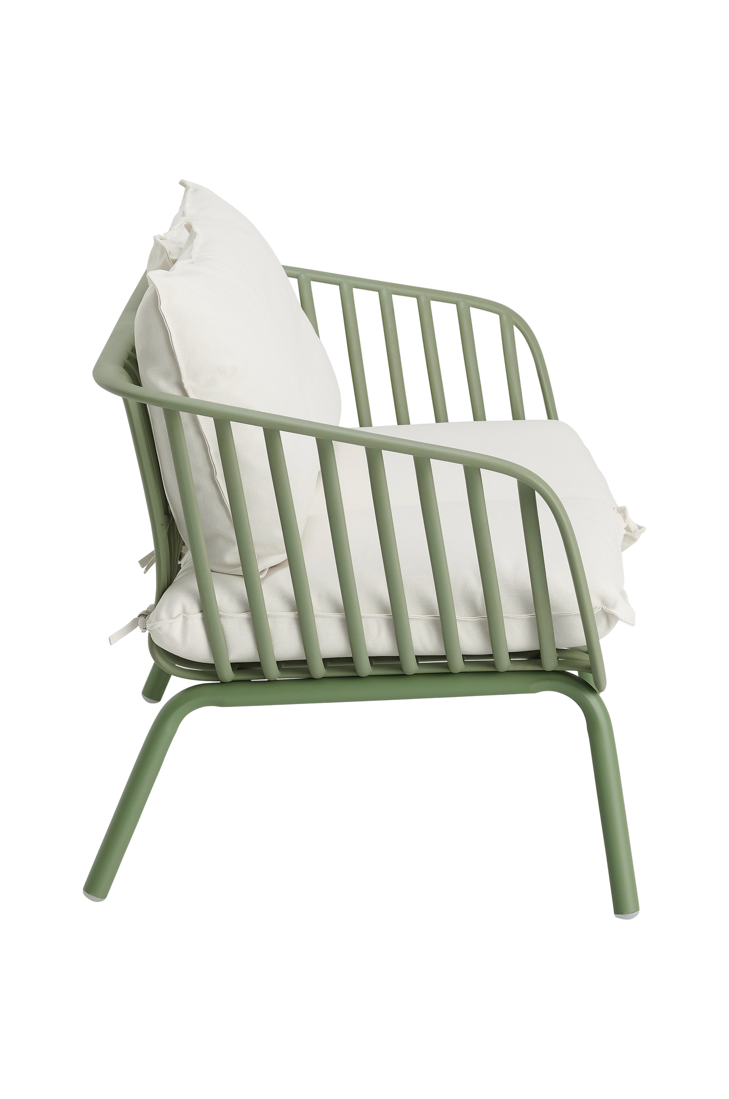 2ja sæta útisófi Olive grænn