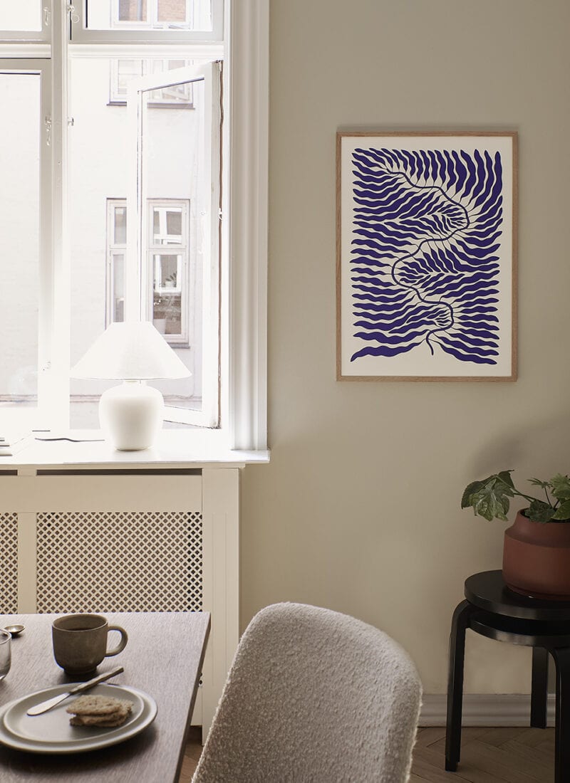 Little blue poster 50x70 cm