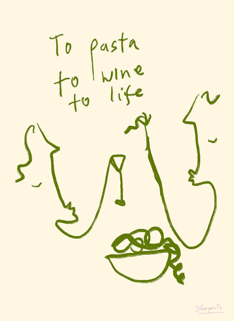 To life poster 30x40 cm