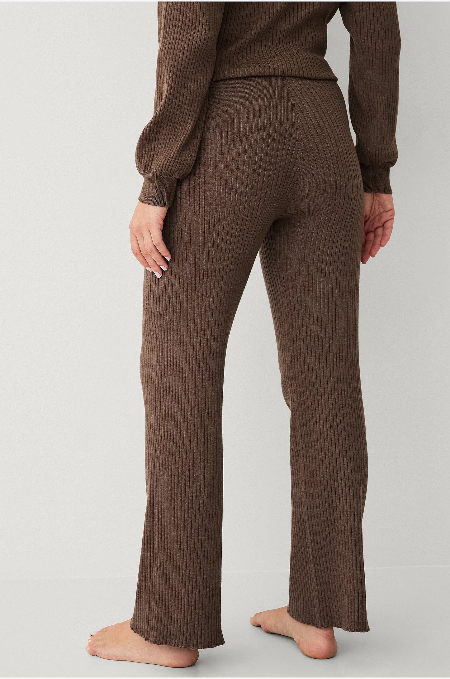 Ellos STUDIO Soft Ribbed Knitted Pants