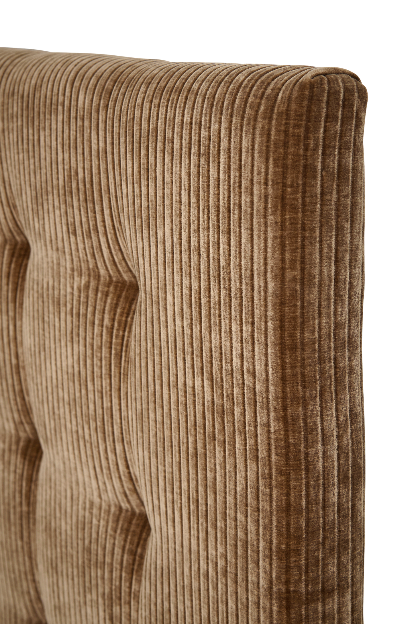 Rúmgafl Cord brúnn