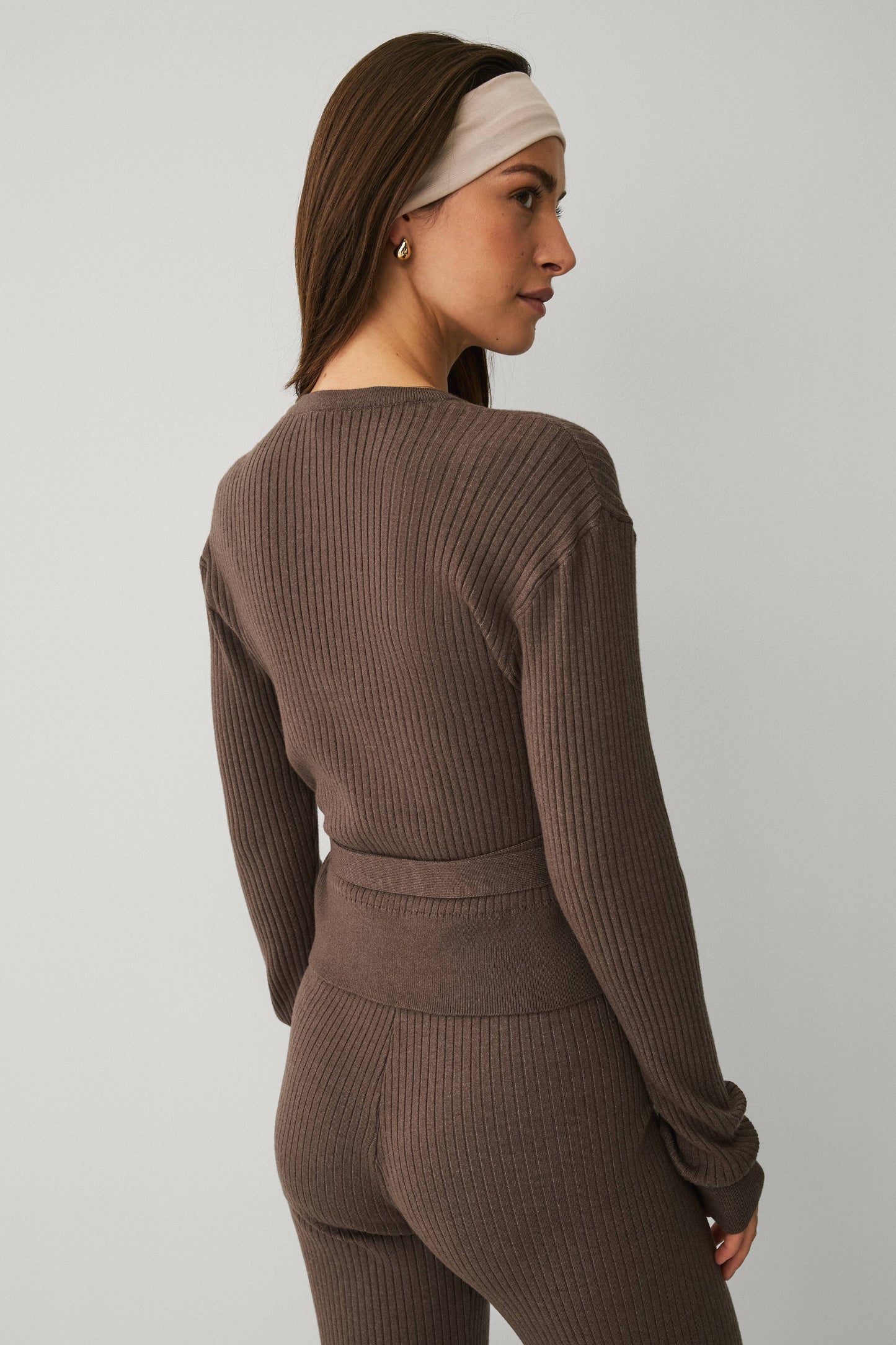 Ellos STUDIO Knitted Wrap Top