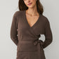 Ellos STUDIO Knitted Wrap Top