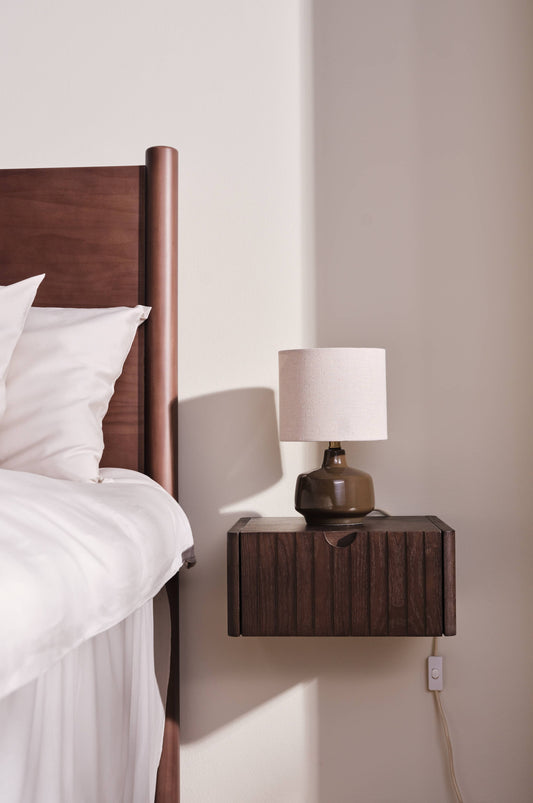 Náttborð Palanzo dökkt