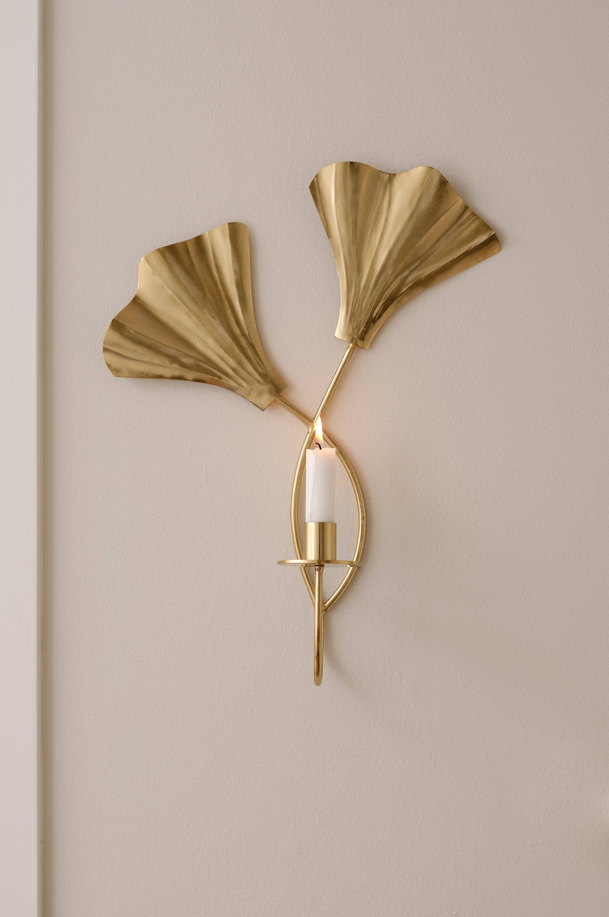 Kertastjaki Shroom brass